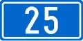 D25 state road shield