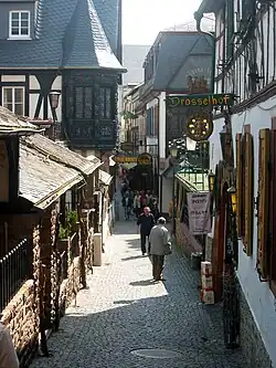 The Drosselgasse in Rüdesheim