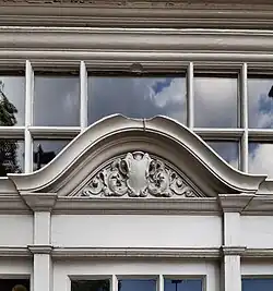 Decorative pediment