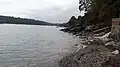 Durgan beach and Helford river