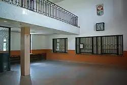 Interior of the building