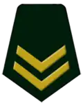 Sargento segundo (Peruvian Army)[15]
