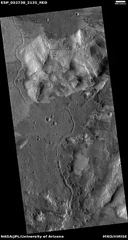 Channel, as seen by HiRISE under HiWish program