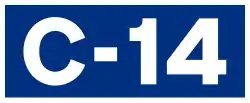 Autovía C-14 shield}}