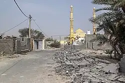 Image showing aftermath of an Earthquake in Sayeh Khvosh Village