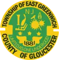 Official seal of East Greenwich Township, New Jersey