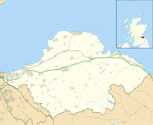 RAF Drem is located in East Lothian
