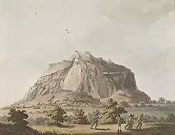 "East View Of Kistnaghurry" fort painting by James Hunter