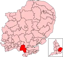 Map of constituency