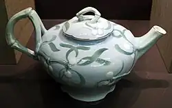 Teapot by Keller et Guérin, Lunéville, 1900s