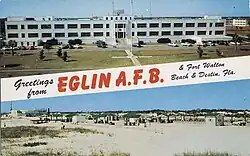 Eglin AFB postcard from the 1970s.