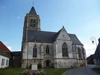 The church in Brunvillers