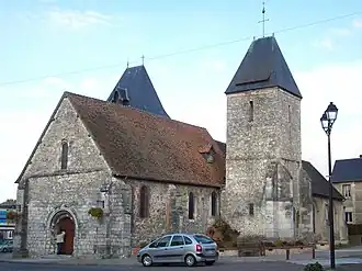 The church in Charleval
