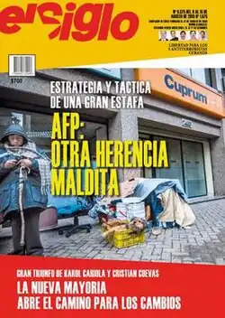Front page of El Siglo's 9–15 August 2013 edition.
