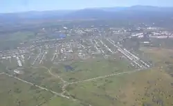 Aerial view of the area