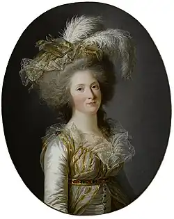 Elisabeth de France (oil on canvas)