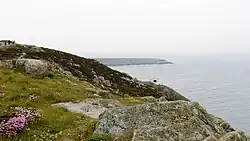 A clifftop view of the tower