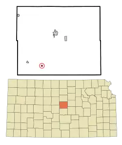 Location within County and Kansas