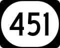 Kentucky Route 451 marker