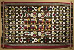 Embroidered textile from Nagaland, Honolulu Museum of Art