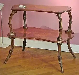 Table by Émile Gallé, c. 1900 (Bröhan Museum)