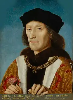 Henry VII, by Michel Sittow, 1505