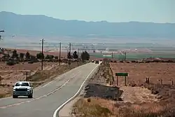 Cuyama seen from the east, on SR-166