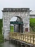 Entrance of Fort Lennox built on Isle-aux-Noix on the Richelieu river.