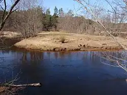 Bend in the Ahja River in the Eoste Conservation Area
