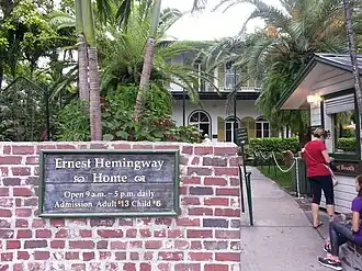 Entrance to the property