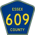 County Route 609 route marker