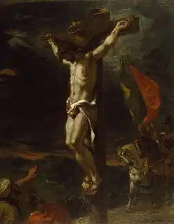 Christ on the Cross by Eugène Delacroix (1846 Salon)