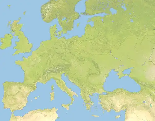 Third Battle of Tapae is located in Europe without the extreme north