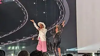 Gustaph performing "Because of You" in Liverpool (2023)