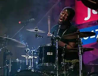 Femi Koleoso at the 2017 Jazz Manor Festival in Sochi, Russia.