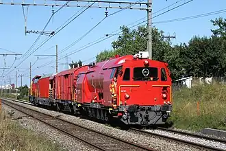 SBB firefighting train