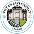 Official seal of Fayetteville, Georgia