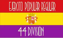 Flag of the 44th Division of the Spanish Popular Army