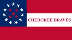 National Color of the 1st Cherokee Mounted Rifles