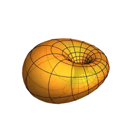 A torus embedded in Euclidean space
