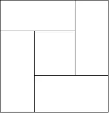 A non-sliceable floorplan