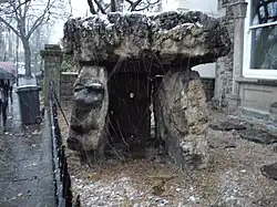 Megalithic folly at James Howell House