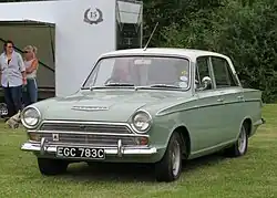 Ford Cortina Mark I four-door saloon (after facelift)