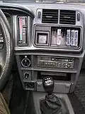 1990 Ford Sierra CLX Radio-Cassette head unit in a dashboard with cassette storage