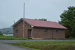 Abandoned former post office on State Route 65