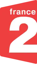 Logo of France 2 from 7 January 2002 till 7 April 2008