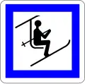 Chairlift or gondola lift