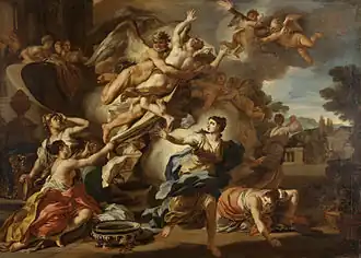 The Abduction of Orithyia by Francesco Solimena (circa 1730)