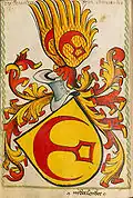 Franckenstein- coat of armorial bearings from the Scheibler armorial
