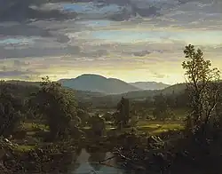 Sunset in the Berkshire Hills (1857), by Frederic Edwin Church